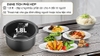 Nồi cơm cao tần Sharp 1,8 lít KS-IH18IX-WH, Công suất 1300W, Dung tích 1,8 lít, Lòng nồi dày 3mm, Điều khiển cảm ứng, Bảo hành 12 tháng