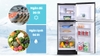 Tủ lạnh Aqua 130 lít AQR-T150FA(BS), Thiết kế nhỏ gọn, Công nghệ làm lạnh thông minh, Khử mùi diệt khuẩn Nano Fresh Ag+, Bảo hành 24 tháng