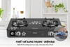 Bếp gas dương kính Sunhouse Mama MMB0786, Mặt kính cường lực dày 6mm, Đầu đốt bằng hợp kim đồng, Kiềng thép tráng men siêu bền, Bảo hành 18 tháng