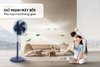 Quạt đứng 5 cánh Sunhouse SHD7382, Công suất 110W, Cánh sắt siêu bền, Lưu lượng gió 132m3/phút, Điều khiển núm xoay, Bảo hành 12 tháng