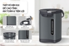 Bình thủy điện Sunhouse SHD1536, Công suất 730W, Dung tích 3.2 Lít, Chất liệu ruột bình inox 304, Tự động ngắt khi cạn nước, Đế xoay 360 độ, Bảo hành 12 tháng