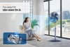 Quạt đứng 5 cánh Sunhouse SHD7382, Công suất 110W, Cánh sắt siêu bền, Lưu lượng gió 132m3/phút, Điều khiển núm xoay, Bảo hành 12 tháng