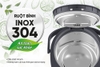 Bình thủy điện Sunhouse SHD1536, Công suất 730W, Dung tích 3.2 Lít, Chất liệu ruột bình inox 304, Tự động ngắt khi cạn nước, Đế xoay 360 độ, Bảo hành 12 tháng