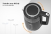 Ấm siêu tốc 2 lớp Sunhouse SHD1333, Công suất 1850W, Dung tích 1.7 Lít, Lớp trong inox 304, lớp ngoài nhựa chịu nhiệt siêu bền, Bảo hành 12 tháng