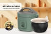 Nồi cơm điện Sunhouse Mama SHD8666G, Công suất 700W, Dung tích 1,8 Lít, Lòng nồi hợp kim nhôm phủ chống dính Ceramic, Vỏ nhựa cách nhiệt siêu bền, Bảo hành 2 năm