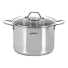 NỒI LUỘC GÀ INOX GOLDUN GH27-F28SG, Size 28cm, Vung kính cường lực