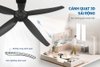 Quạt trần 5 cánh có đèn SUNHOUSE APEX APF7672B, Công suất 57W/24W LED, 6 tốc độ gió, Động cơ BLDC tiết kiệm điện, Bảo hành 24 tháng tại nhà