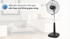 Quạt đứng ASIA VINA DTB1601-DV0-ĐEN