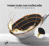 Chảo chống dính Inox liền khối Hera EL-8276, Đường kính 28cm, Chất liệu inox 304 siêu bền, Chống dính Whitford của Mỹ, 2358276