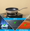 Chảo chiên Tefal Sensations H9100414 - Đường kính 24cm, Chất liệu hợp kim nhôm phủ chống dính Titanium, Đáy từ sử dụng trên mọi loại bếp