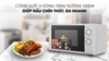 Lò vi sóng có nướng Sharp R-G228VN-SL 20 lít, Công suất vi sóng 700W, nướng 1000W cho hiệu quả nấu ăn cao, rút ngắn thời gian, Bảo hành 12 tháng