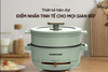 Lẩu điện 4L Sunhouse SHD4540, Công suất cao lên đến 1000W, Dung tích 4 lít, Gia nhiệt trực tiếp, Chống dính men sứ Ceramic bền bỉ, Bảo hành 12 tháng