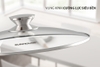 Vung kính cường lực siêu bền Sunhouse G28 - - Đường kính 28cm, Phù hợp với đa số loại nồi