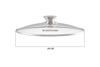 Vung kính cường lực siêu bền Sunhouse G28 - - Đường kính 28cm, Phù hợp với đa số loại nồi