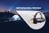Đèn pin đội đầu HAPPY LIGHT HPE-03.01W-V, Công suất 1W, Ánh sáng vàng, Thời gian sử dụng 8h, Bảo hành 6 tháng