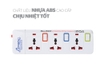 Ổ cắm điện SUNHOUSE APE-OC2-3R (trắng) - Công suất chịu tải 2500W, Dây dài 2.5m, Bảo hành 12 tháng