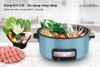 Lẩu điện Sunhouse SHD4527, Công suất 1300W, Dung tích 3.5L, Đa chức năng nấu nướng tiện lợi, bảo hành 12 tháng