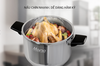 Nồi áp suất inox SUNHOUSE MAMA SHG9906M - Dung tích 6 lít, Đường kính 22cm, Chất liệu inox 304, Đáy từ phù hợp với mọi loại bếp