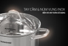 Nồi inox 3 đáy Sunhouse SHG301-16, Đường kính 16cm, Vung kính cường lực siêu bền, Sử dụng trên mọi loại bếp
