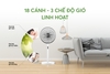 Quạt cây Karofi KF-352DC - Động cơ DC bền bỉ, Tiết kiệm điện, Công suất 22W, 26 cấp độ gió, 3 chế độ gió, 18 cánh thiết kế hiện đại, Điều chỉnh độ cao 3 trong 1, Điều khiển từ xa tiện lợi, Hẹn giờ 24h, Bảo hành 24 tháng tại nhà