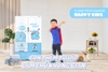 Tủ nhựa sơ sinh 2 cánh Happy Baby SUNHOUSE KS - CA1177B3, Chất liệu PP an toàn sức khỏe, Dễ dàng tháo lắp, 2 cánh 3 ngăn chứa rộng rãi