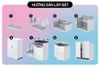 Tủ nhựa sơ sinh 2 cánh Happy Baby SUNHOUSE KS - CA1177B3, Chất liệu PP an toàn sức khỏe, Dễ dàng tháo lắp, 2 cánh 3 ngăn chứa rộng rãi