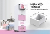 Tủ nhựa sơ sinh 5 ngăn Happy Baby SUNHOUSE KS-CA343G5, Chất liệu PP an toàn sức khỏe, Dễ dàng tháo lắp, 5 ngăn chứa rộng rãi