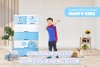 Tủ nhựa sơ sinh 6 ngăn Happy Baby SUNHOUSE KS-CA688B6, Chất liệu PP an toàn sức khỏe, Dễ dàng tháo lắp, 6 ngăn chứa rộng rãi