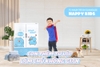 Tủ nhựa sơ sinh 2 cánh Happy Baby SUNHOUSE KS - CA950B1, Chất liệu PP an toàn sức khỏe, Dễ dàng tháo lắp, 2 cánh 1 ngăn chứa rộng rãi