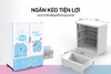 Tủ nhựa sơ sinh 2 cánh Happy Baby SUNHOUSE KS - CA950B1, Chất liệu PP an toàn sức khỏe, Dễ dàng tháo lắp, 2 cánh 1 ngăn chứa rộng rãi