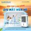 Quạt điều hòa Daikiosan DM109, Công suất mạnh mẽ  110W, Lưu lượng gió 4000m3/h, Bình chứa nước 44 Lít, Diện tích làm mát 40m2, Bảo hành 12 tháng tại nhà