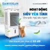 Quạt điều hòa Daikiosan DM109, Công suất mạnh mẽ  110W, Lưu lượng gió 4000m3/h, Bình chứa nước 44 Lít, Diện tích làm mát 40m2, Bảo hành 12 tháng tại nhà