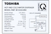 Cây nước nóng lạnh Toshiba RWF-1830UVBV(T), Thiết kế bình hút, Hệ thống làm lạnh Block, Công suất 650W, Chế độ Eco tiết kiệm điện, Màn hình LED điều khiển hiện đại, Chất liệu bình chứa inox 304 cao cấp, Bảo hành 12 tháng tại nhà