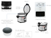 Nồi cơm điện công nghiệp Cuckoo CR-3521, Công suất 1550W, Dung tích 6,3 Lít, Nhập khẩu Hàn Quốc, Bảo hành 24 tháng