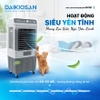 Quạt điều hòa Daikiosan DM101, Công suất mạnh mẽ 130W, Lưu lượng gió 4500m3/h, Bình chứa nước 40 Lít, Diện tích làm mát 40m2, Bảo hành 12 tháng tại nhà