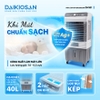 Quạt điều hòa  Daikiosan DM101, Công suất mạnh mẽ 130W, Lưu lượng gió 4500m3/h, Bình chứa nước 40 Lít, Diện tích làm mát 40m2, Bảo hành 12 tháng tại nhà