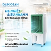 Quạt điều hòa Daikiosan DM201, Công suất mạnh mẽ  180W, Lưu lượng gió 6000m3/h, Bình chứa nước 80 Lít, Diện tích làm mát 60m2, Bảo hành 12 tháng tại nhà