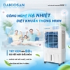 Quạt điều hòa Daikiosan DM107, Công suất mạnh mẽ  200W, Lưu lượng gió 5000m3/h, Bình chứa nước 40 Lít, Diện tích làm mát 50m2, Bảo hành 12 tháng tại nhà