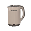 Ấm siêu tốc Inox 2 lớp 1,7L Sunhouse SHD1359, thân ấm 2 lớp Inox 304 - Nhựa PP bền bỉ, Công suất 1500W, Bảo hành 12 tháng