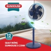 Quạt đứng 5 cánh Sunhouse SHD7352, Điều khiển núm xoay, Bảo hành 12 tháng