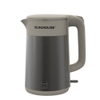 Ấm siêu tốc Inox 3 lớp 1.8L Sunhouse SHD1376, Thân ấm 3 lớp cách nhiệt, giữ nhiệt tối ưu, chống bỏng hiệu quả Dung tích lớn 1.8L, Công suất lớn 1500W, Bảo hành 12 tháng