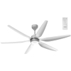 Quạt trần 6 cánh Sunhouse Apex APF7696, Công suất 57W, Lưu lượng gió 320m3/phút, 6 cấp độ gió, Sải cánh 1370mm, Động cơ DC tiết kiệm điện, Đèn led 3 màu 18W siêu sáng, Có điều khiển từ xa, Bảo hành 24 tháng