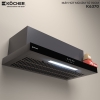Máy hút mùi Kocher K6370, Công suất  120W, Công suất hút 900m³/h,Bàn phím điều khiển cơ 5 nút, Motor bền bỉ, vận hành siêu êm á, Than hoạt tính khử mùi