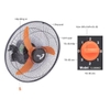 Quạt treo bán công Nghiệp Asiavina VY557990, Công suất 55W, Lưu lượng gió 1.660 m3/phút, Motor hoạt động bền bỉ với công nghệ Dual Cooling System, Bảo hành 24 tháng