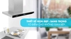 Máy hút mùi chữ T Kocher K-225C PRO, Công suất 190W, Công suất gió 1400m3/h, Điều khiểm cảm ứng với 3 tốc độ, Có than hoạt tính, Bảo hành 3 năm tại nhà