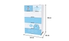 Tủ nhựa sơ sinh 6 ngăn Happy Baby SUNHOUSE KS-CA688B6, Chất liệu PP an toàn sức khỏe, Dễ dàng tháo lắp, 6 ngăn chứa rộng rãi