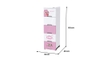 Tủ nhựa sơ sinh 5 ngăn Happy Baby SUNHOUSE KS-CA343G5, Chất liệu PP an toàn sức khỏe, Dễ dàng tháo lắp, 5 ngăn chứa rộng rãi
