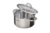Nồi inox 304 đáy liền Sunhouse SHG706-24, Đường kính 24cm, Vung kính cường lực siêu bền, Sử dụng trên mọi loại bếp