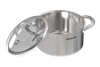 Nồi inox 304 đáy liền Sunhouse SHG706-24, Đường kính 24cm, Vung kính cường lực siêu bền, Sử dụng trên mọi loại bếp