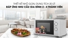 Lò vi sóng có nướng Sharp R-G228VN-SL 20 lít, Công suất vi sóng 700W, nướng 1000W cho hiệu quả nấu ăn cao, rút ngắn thời gian, Bảo hành 12 tháng